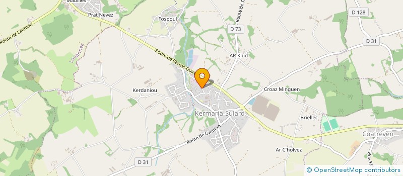 localisation de l'entreprise MONSIEUR ANTHONY GRONDIN à KERMARIA-SULARD