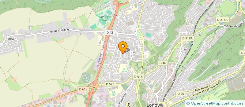 localisation de l'entreprise MONSIEUR ANTHONY GRONDIN à LONGWY