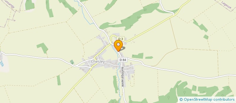 localisation de l'entreprise MONSIEUR ANTHONY GROSJEAN  CHESLEY