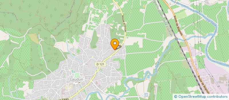 localisation de l'entreprise MONSIEUR ANTHONY GROSS  LAUDUN-L'ARDOISE