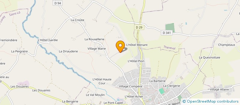 localisation de l'entreprise MONSIEUR ANTHONY GROUALLE  LE LOREY