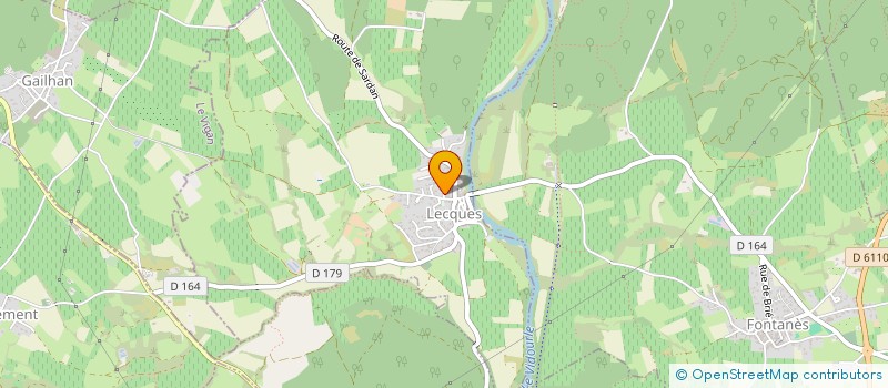 localisation de l'entreprise MONSIEUR ANTHONY GUARINO  LECQUES