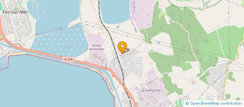 localisation de l'entreprise MONSIEUR ANTHONY GUBBINI  FOS-SUR-MER