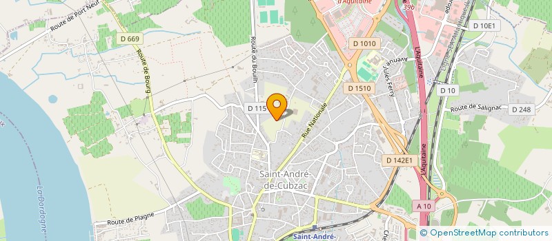 localisation de l'entreprise MONSIEUR ANTHONY GUENON à SAINT-ANDRE-DE-CUBZAC