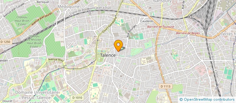 localisation de l'entreprise MONSIEUR ANTHONY GUENON  TALENCE