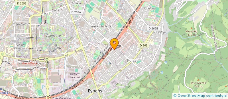 localisation de l'entreprise MONSIEUR ANTHONY GUGLIELMI  POISAT