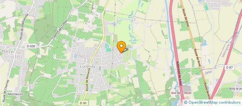 localisation de l'entreprise MONSIEUR ANTHONY GUGLIELMINI  LUCENAY