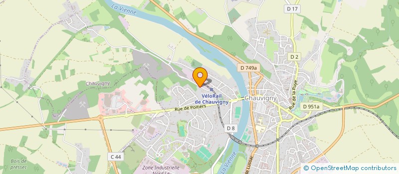 localisation de l'entreprise MONSIEUR ANTHONY GUIBERT  CHAUVIGNY