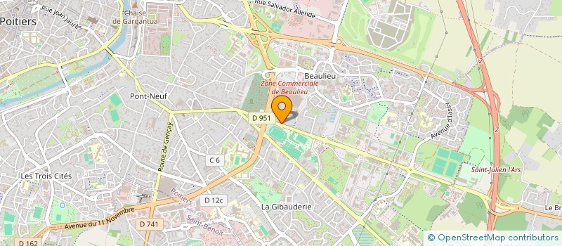 localisation de l'entreprise MONSIEUR ANTHONY GUIGNARD  POITIERS