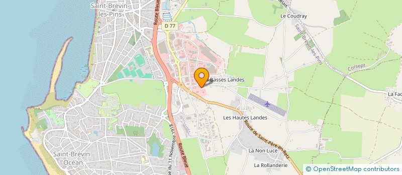 localisation de l'entreprise MONSIEUR ANTHONY GUIHAL à SAINT-BREVIN-LES-PINS