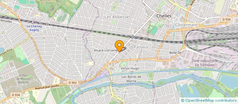 localisation de l'entreprise MONSIEUR ANTHONY GUILLEMANT  CHELLES