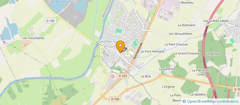 localisation de l'entreprise MONSIEUR ANTHONY GUILLEMIN  SEICHES-SUR-LE-LOIR