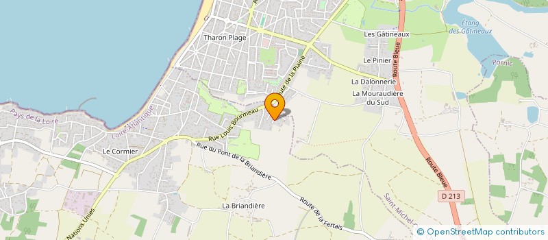 localisation de l'entreprise MONSIEUR ANTHONY GUILLERME à LA PLAINE-SUR-MER