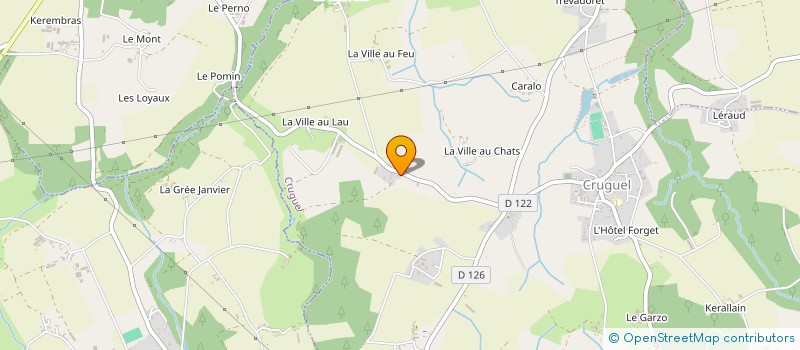 localisation de l'entreprise MONSIEUR ANTHONY GUILLO  CRUGUEL