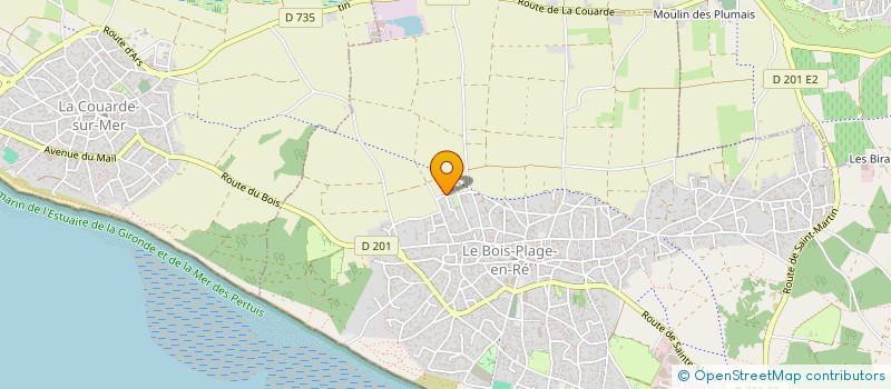localisation de l'entreprise MONSIEUR ANTHONY GUILLOT à LE BOIS-PLAGE-EN-RE