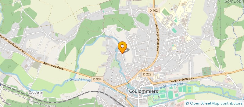 localisation de l'entreprise MONSIEUR ANTHONY GUILLOT  COULOMMIERS