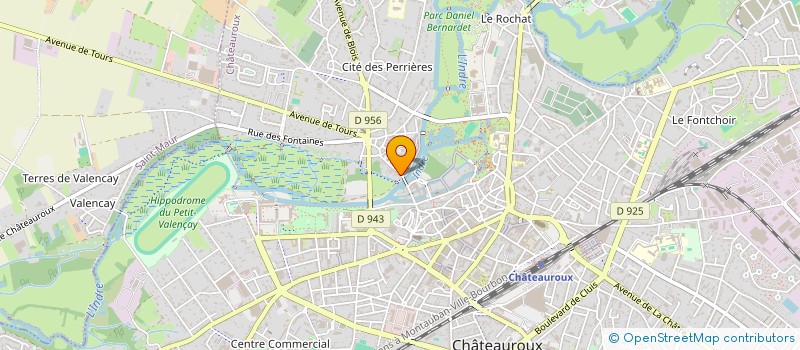 localisation de l'entreprise MONSIEUR ANTHONY GUILLOT  CHATEAUROUX