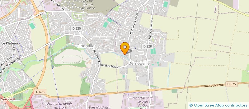 localisation de l'entreprise MONSIEUR ANTHONY GUILLOUX  DEMOUVILLE