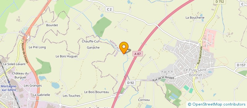 localisation de l'entreprise MONSIEUR ANTHONY GUINEBRETIERE à CHOLET