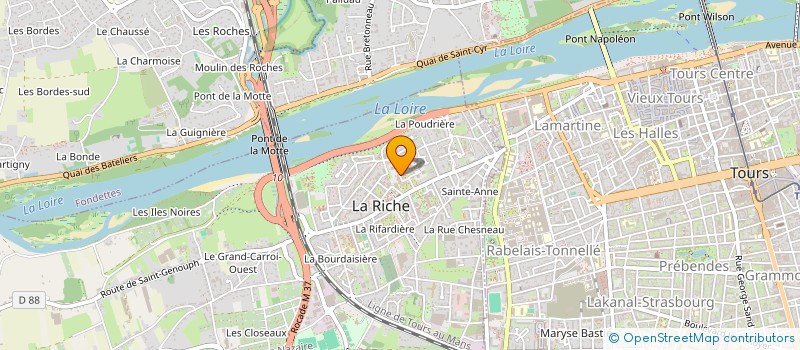 localisation de l'entreprise MONSIEUR ANTHONY GUIONNIERE  LA RICHE