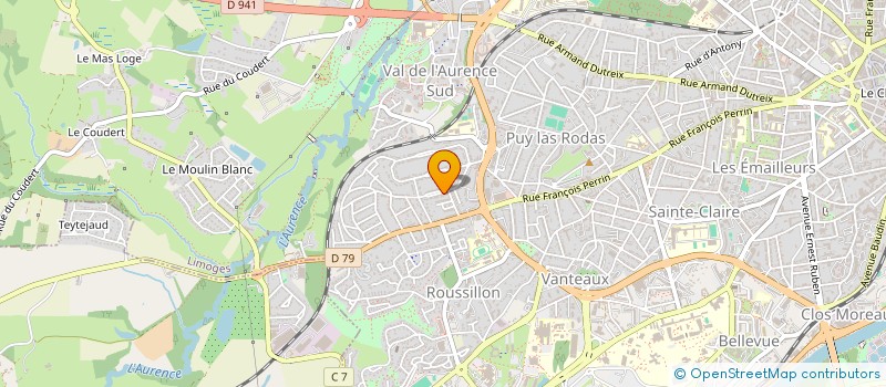 localisation de l'entreprise MONSIEUR ANTHONY GUITARD  LIMOGES