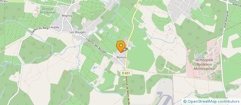 localisation de l'entreprise MONSIEUR ANTHONY GUITTON  SAINT-JEAN-D'ILLAC