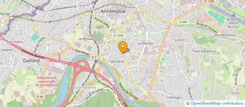 localisation de l'entreprise MONSIEUR ANTHONY GUNGUI  ANNEMASSE