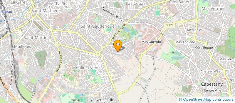 localisation de l'entreprise MONSIEUR ANTHONY GUTIERREZ  PERPIGNAN