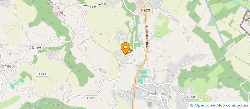 localisation de l'entreprise MONSIEUR ANTHONY GUYARD  LES AVENIERES VEYRINS-THUELLIN