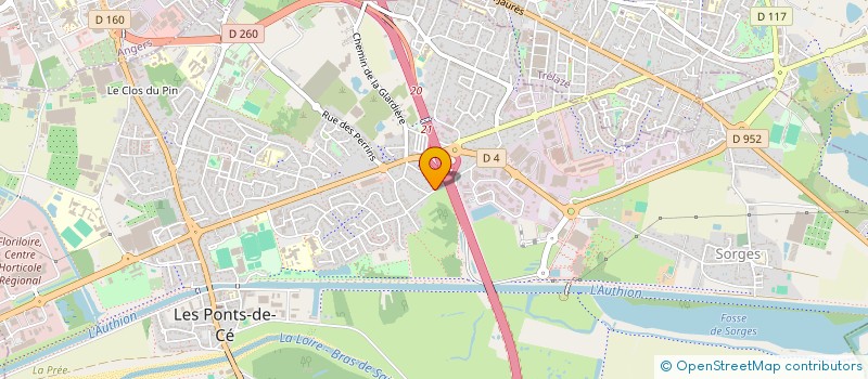 localisation de l'entreprise MONSIEUR ANTHONY GUYOT à LES PONTS-DE-CE