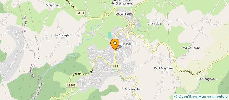 localisation de l'entreprise MONSIEUR ANTHONY GUYOT  SAINT-HEAND