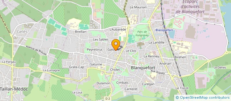 localisation de l'entreprise MONSIEUR ANTHONY GUYOT à BLANQUEFORT