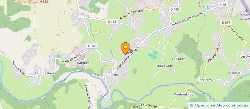 localisation de l'entreprise MONSIEUR ANTHONY GYRE  YTRAC