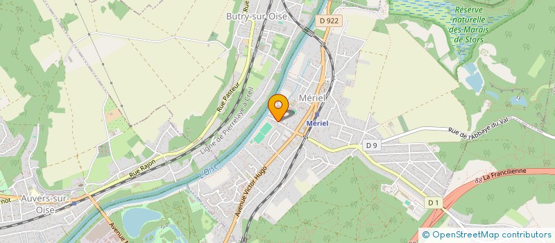 localisation de l'entreprise MONSIEUR ANTHONY HACHAIR  MERIEL