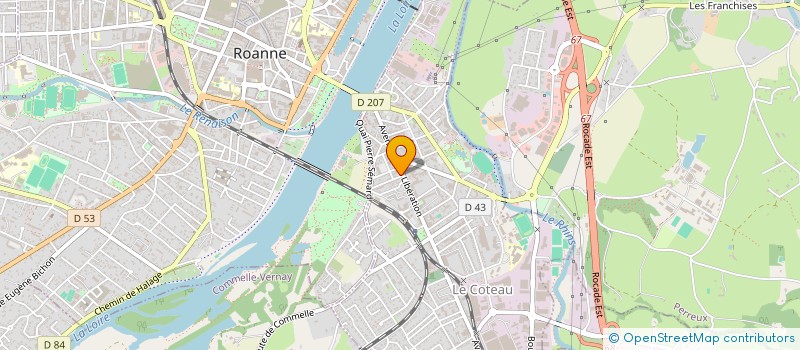 localisation de l'entreprise MONSIEUR ANTHONY HACHEM  LE COTEAU