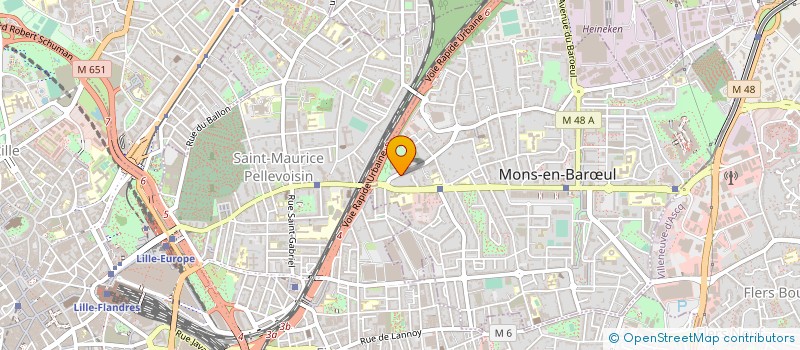 localisation de l'entreprise MONSIEUR ANTHONY HAGUE  MONS-EN-BARUL