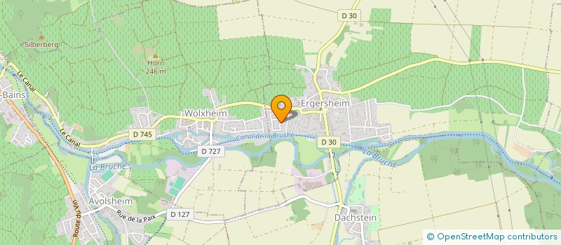 localisation de l'entreprise MONSIEUR ANTHONY HAHN  ERGERSHEIM