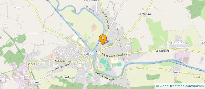 localisation de l'entreprise MONSIEUR ANTHONY HAMEL à MALESTROIT