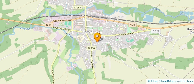 localisation de l'entreprise MONSIEUR ANTHONY HAMON  FISMES