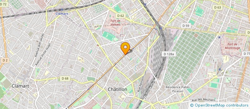 localisation de l'entreprise MONSIEUR ANTHONY HANNOY  CHATILLON