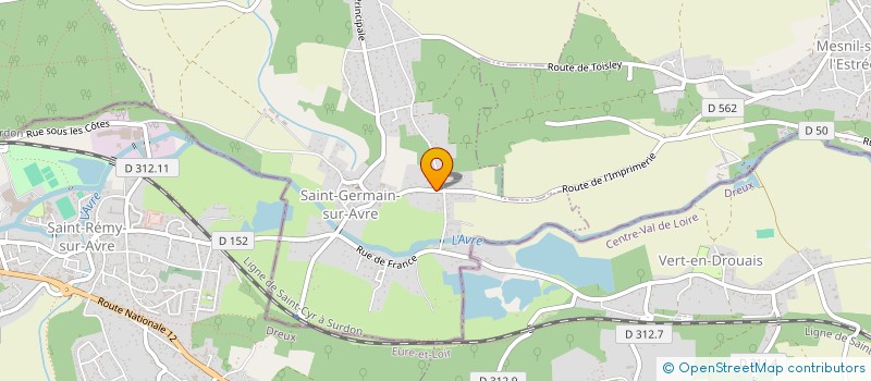 localisation de l'entreprise MONSIEUR ANTHONY HARDOUIN  SAINT-GERMAIN-SUR-AVRE