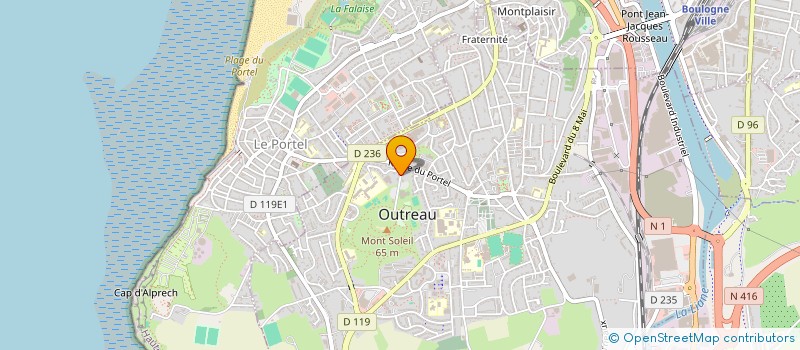 localisation de l'entreprise MONSIEUR ANTHONY HARDUIN  OUTREAU