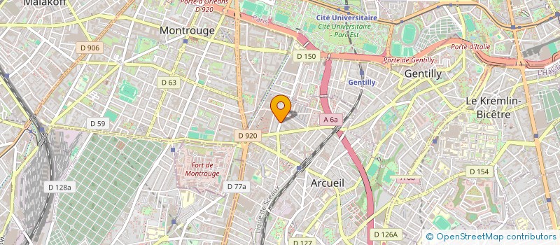 localisation de l'entreprise MONSIEUR ANTHONY HARDY  ARCUEIL