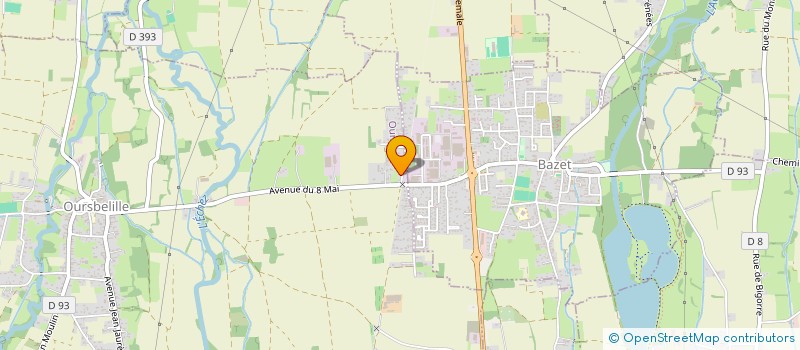 localisation de l'entreprise MONSIEUR ANTHONY HARTJE  OURSBELILLE