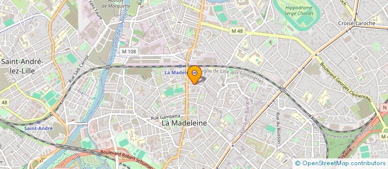 localisation de l'entreprise MONSIEUR ANTHONY HASNAOUI à LA MADELEINE