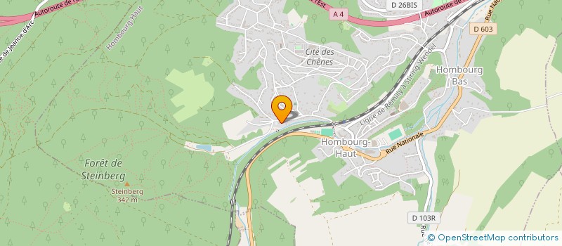 localisation de l'entreprise MONSIEUR ANTHONY HEILIG à HOMBOURG-HAUT