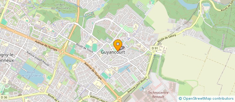 localisation de l'entreprise MONSIEUR ANTHONY HELIAS  GUYANCOURT