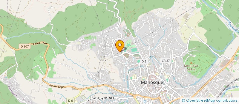 localisation de l'entreprise MONSIEUR ANTHONY HENRY à MANOSQUE