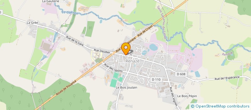 localisation de l'entreprise MONSIEUR ANTHONY HERIS  RENAZE