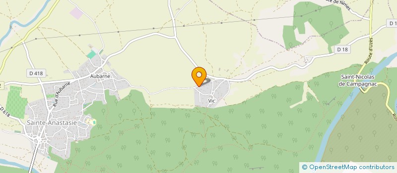 localisation de l'entreprise MONSIEUR ANTHONY HERNANDEZ  SAINTE-ANASTASIE